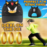SONIC THE HEDGEHOG Cap for Boys Peaked Baseball Cap Sun Hat Knuckles Shadow Sports Holiday Essentials Gamer Gifts for Boys - Get Trend