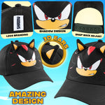 SONIC THE HEDGEHOG Cap for Boys Peaked Baseball Cap Sun Hat Knuckles Shadow Sports Holiday Essentials Gamer Gifts for Boys - Get Trend
