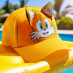 SONIC THE HEDGEHOG Cap for Boys Peaked Baseball Cap Sun Hat Knuckles Shadow Sports Holiday Essentials Gamer Gifts for Boys - Get Trend