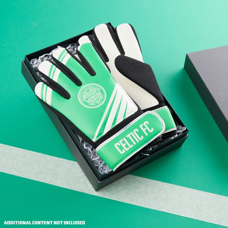 Celtic F.C. Goalkeeper Gloves for Kids Teenagers - Size 5 - Get Trend