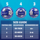 Chelsea F.C. Football Soccer Ball for Adults & Teenagers - Size 5 - Get Trend