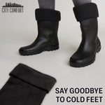 Boot Liner for Women and Teenagers - Warm Fleece Wellie Socks - Get Trend