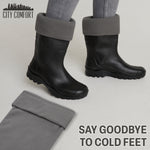 Boot Liner for Women and Teenagers - Warm Fleece Wellie Socks - Get Trend