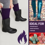 Boot Liner for Women and Teenagers - Warm Fleece Wellie Socks - Get Trend