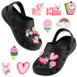 CityComfort Kids Clogs with Removable Charms, Beach Pool Shoes - Kids Gifts - Get Trend