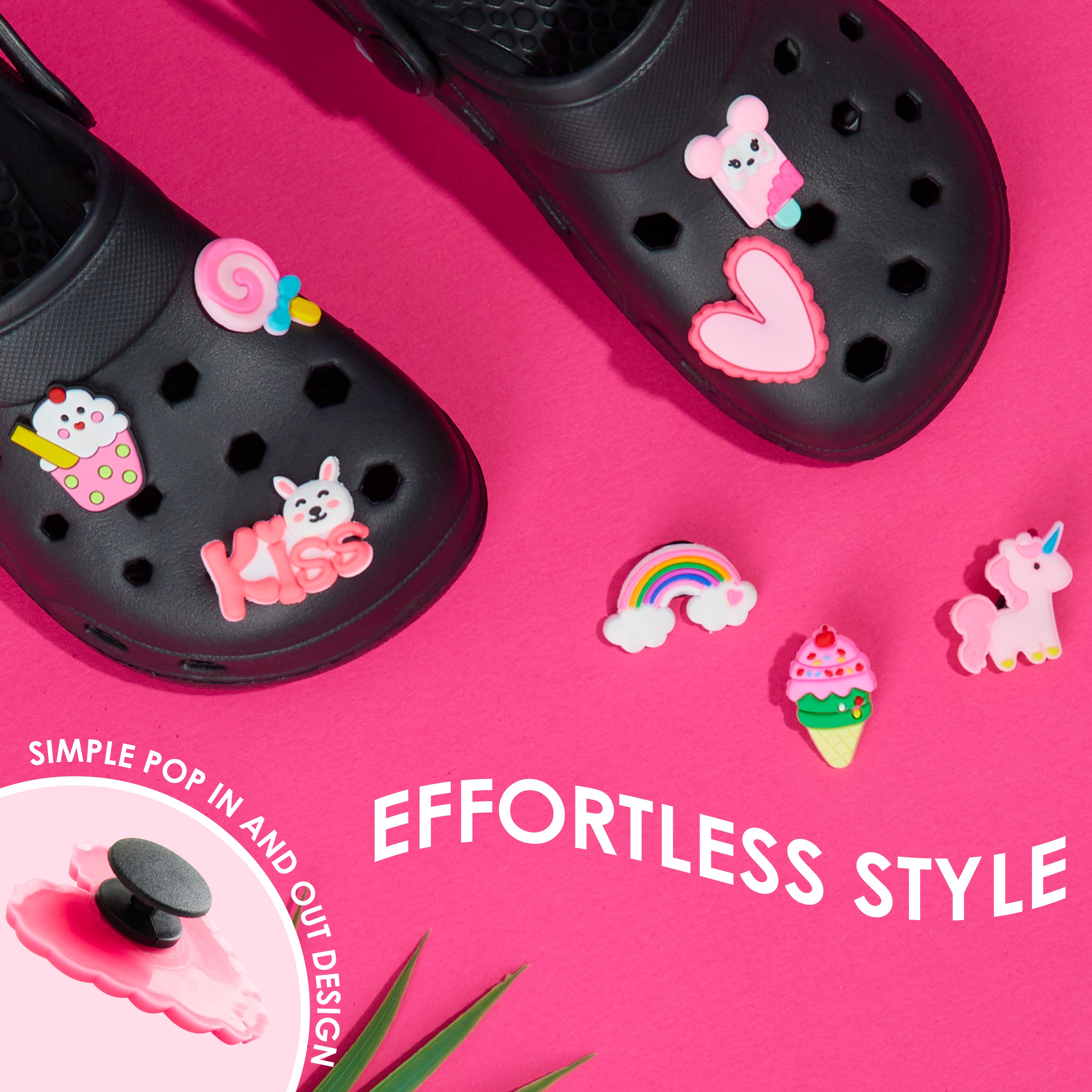 CityComfort Kids Clogs with Removable Charms, Beach Pool Shoes - Kids Gifts - Get Trend