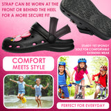 CityComfort Kids Clogs with Removable Charms, Beach Pool Shoes - Kids Gifts - Get Trend