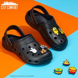 CityComfort Kids Clogs with Removable Charms, Beach Pool Shoes - Kids Gifts - Get Trend