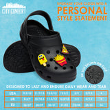 CityComfort Kids Clogs with Removable Charms, Beach Pool Shoes - Kids Gifts - Get Trend