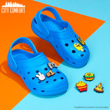 CityComfort Kids Clogs with Removable Charms, Beach Pool Shoes - Kids Gifts - Get Trend