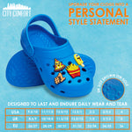 CityComfort Kids Clogs with Removable Charms, Beach Pool Shoes - Kids Gifts - Get Trend