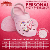 CityComfort Kids Clogs with Removable Charms, Beach Pool Shoes - Kids Gifts - Get Trend