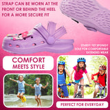 CityComfort Kids Clogs with Removable Charms, Beach Pool Shoes - Kids Gifts - Get Trend