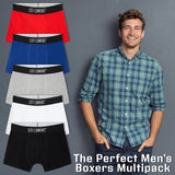 Boxers for Men - Pack of Men Cotton-Rich Boxer Shorts - Get Trend