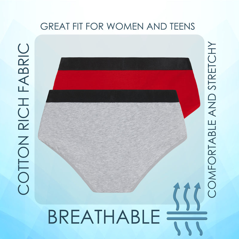 Knickers for Women - Multipack of Underwear for Ladies and Teenagers