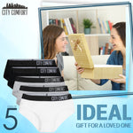 Knickers for Women - Multipack of 5 Teenagers & Ladies Underwear - Get Trend