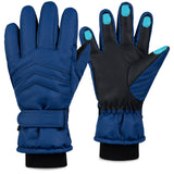 CityComfort Kids Skiing Gloves - Fleece Lined Touch Screen Gloves - Get Trend