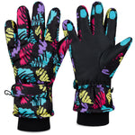 CityComfort Kids Skiing Gloves - Fleece Lined Touch Screen Gloves - Get Trend