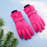 CityComfort Kids Skiing Gloves - Fleece Lined Touch Screen Gloves - Get Trend