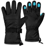 CityComfort Mens Skiing Gloves - Fleece Lined Touch Screen Gloves - Get Trend