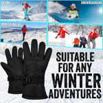 CityComfort Womens Skiing Gloves - Fleece Lined Touch Screen Gloves - Get Trend