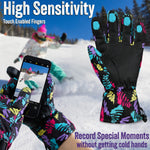 CityComfort Womens Skiing Gloves - Fleece Lined Touch Screen Gloves - Get Trend