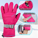 CityComfort Womens Skiing Gloves - Fleece Lined Touch Screen Gloves - Get Trend