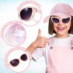 CityComfort Girls Cap and Sunglasses Set, Baseball Cap and UV Sunglasses - Get Trend