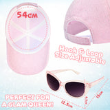 CityComfort Girls Cap and Sunglasses Set, Baseball Cap and UV Sunglasses - Get Trend