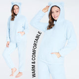 CityComfort Ladies Pyjamas, Nightwear Fleece Pyjamas for Women 2 Piece Fluffy Fleece Loungewear Set, Soft Warm Fleece Pyjamas Women and Teens