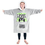CityComfort Hoodie Blanket for Kids & Teenagers Fleece Wearable Blanket Warm Gamer