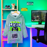 CityComfort Hoodie Blanket for Kids & Teenagers Fleece Wearable Blanket Warm Gamer