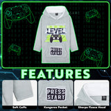 CityComfort Hoodie Blanket for Kids & Teenagers Fleece Wearable Blanket Warm Gamer