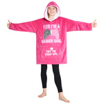 CityComfort Fleece Hoodie Blanket for Kids and Teenagers - Pink - Get Trend