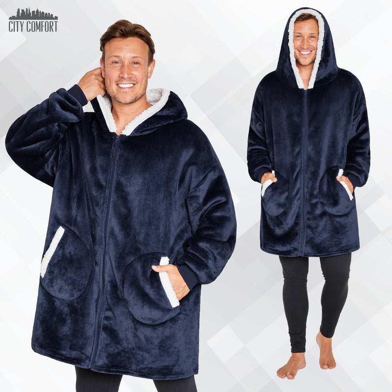 CityComfort Blanket Hoodie for Adults and Teenagers