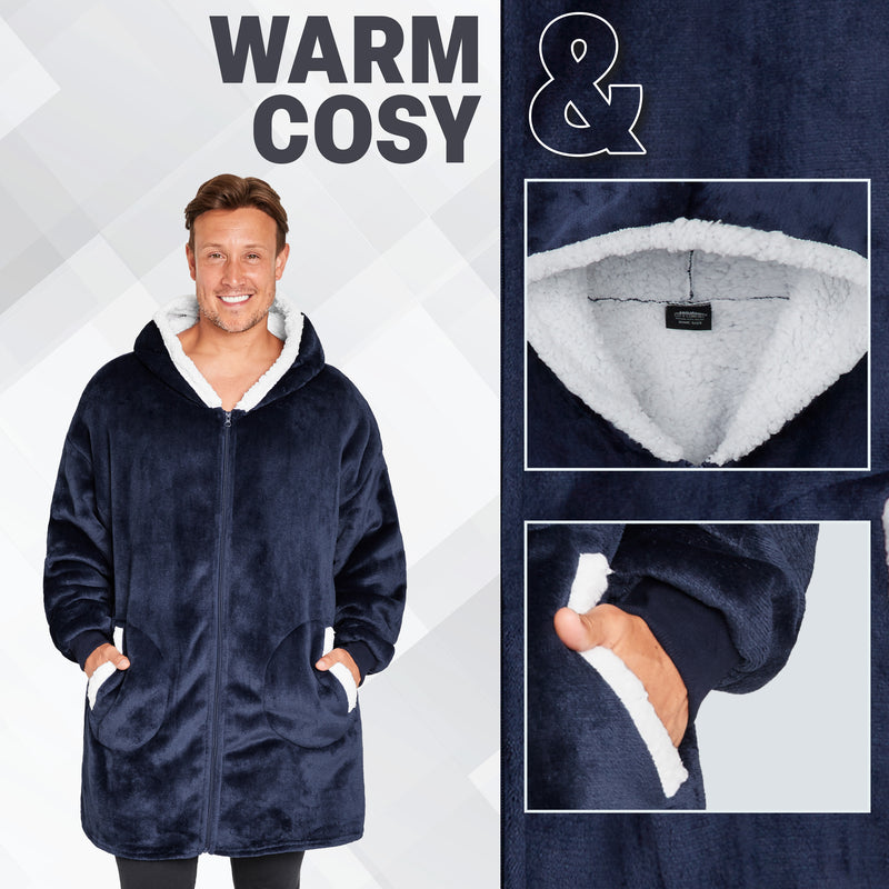 CityComfort Blanket Hoodie for Adults and Teenagers - Get Trend