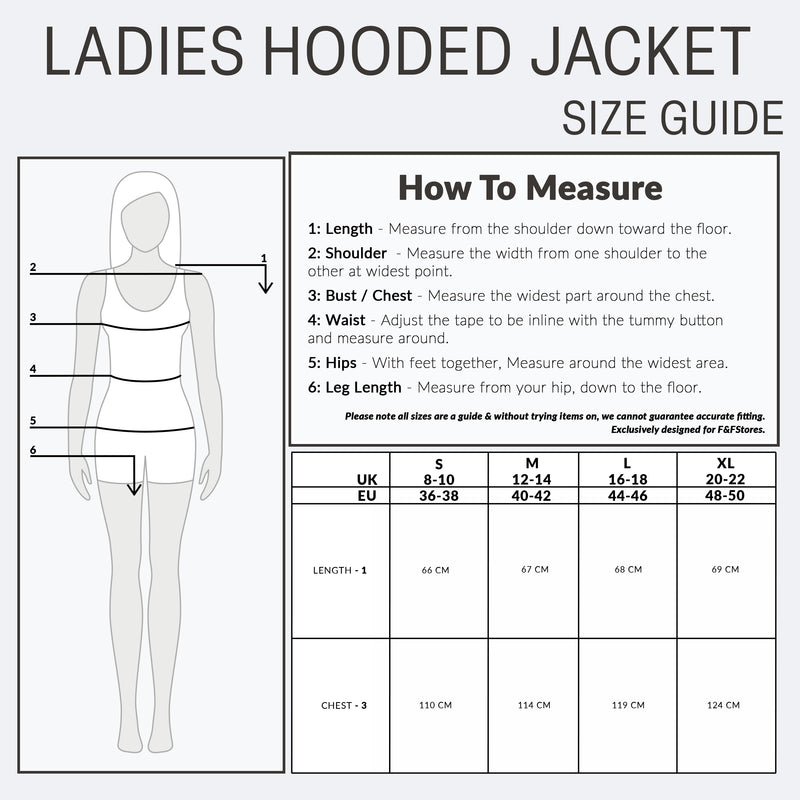 Womens Coat - Fluffy Zip Up Hooded Coat for Women - Get Trend
