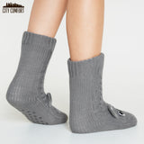 CityComfort Fluffy Socks for Women - GRAY KOALA - Get Trend