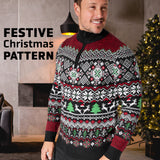 Christmas Jumpers for Men - Black/Multi - Get Trend