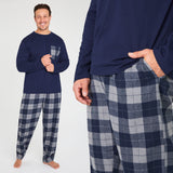 CityComfort Mens Pyjamas Set, Warm Teenagers Loungewear Winter Nightwear Long Sleeve PJs, Birthday Xmas Gifts for Men