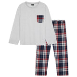 CityComfort Mens Pyjamas Set, Warm Teenagers Loungewear Winter Nightwear Long Sleeve PJs, Birthday Xmas Gifts for Men