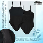 CityComfort Girls Swimming Costume One Piece Period Swimwear - Get Trend