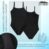 CityComfort Girls Swimming Costume One Piece Period Swimwear - Get Trend
