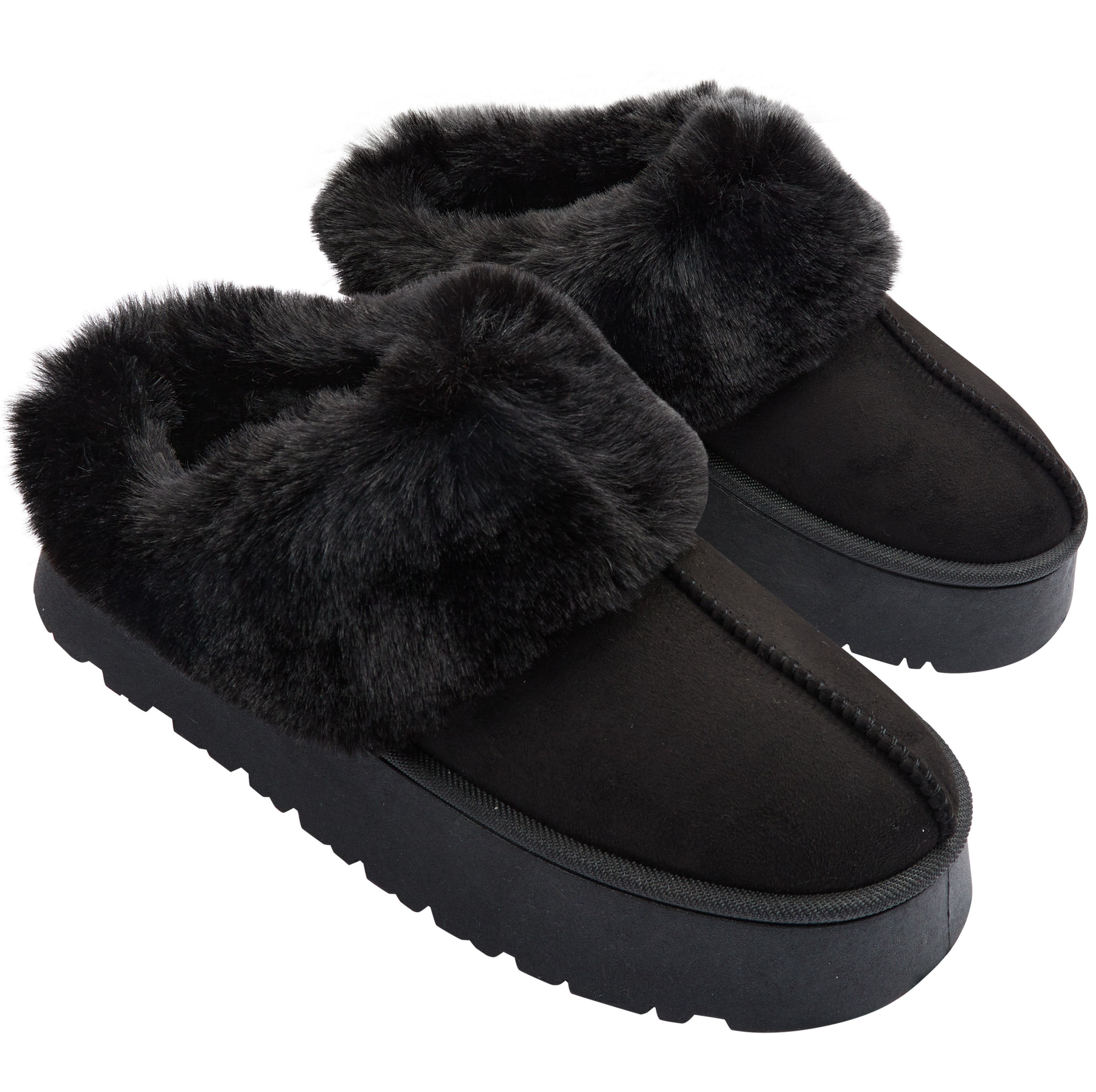 CityComfort Sherpa Lined Slippers,Slip-On House Shoes with Non Slip Sole - Gifts For Her