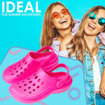 CityComfort Clogs for Women Garden Shoes Tie Dye Summer Slip On with Strap for Beach Pool Indoor Outdoor Holiday Essentials - Get Trend
