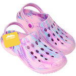 CityComfort Clogs for Women Garden Shoes Tie Dye Summer Slip On with Strap for Beach Pool Indoor Outdoor Holiday Essentials - Get Trend