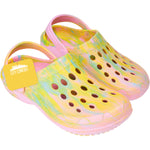 CityComfort Clogs for Women Garden Shoes Tie Dye Summer Slip On with Strap for Beach Pool Indoor Outdoor Holiday Essentials - Get Trend