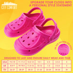 CityComfort Clogs for Girls Garden Shoes Tie Dye Summer Slip On with Strap for Beach Pool Indoor Outdoor Holiday Essentials - Get Trend