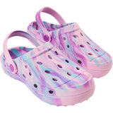 CityComfort Clogs for Girls Garden Shoes Tie Dye Summer Slip On with Strap for Beach Pool Indoor Outdoor Holiday Essentials - Get Trend