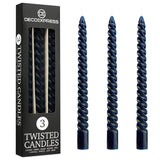 Dinner Candles - Pack of 3 Twisted Candles - Get Trend